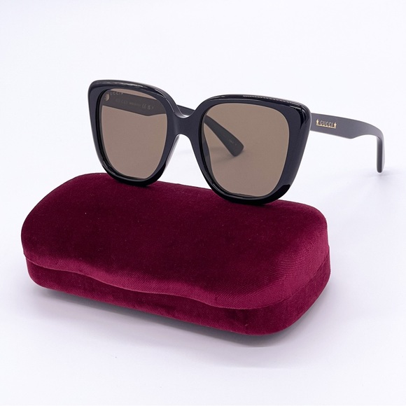 NEW GUCCI WOMEN BLACK SUNGLASSES - Picture 3 of 7